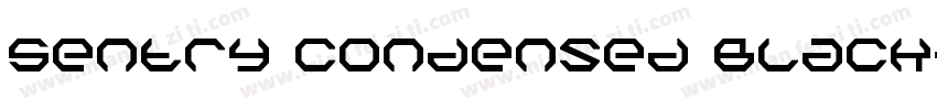 Sentry Condensed Black字体转换